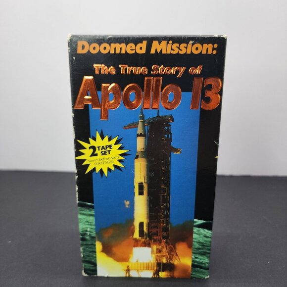 Doomed Mission: Apollo 13 The True Story VHS Tape 1995 - Picture 1 of 3